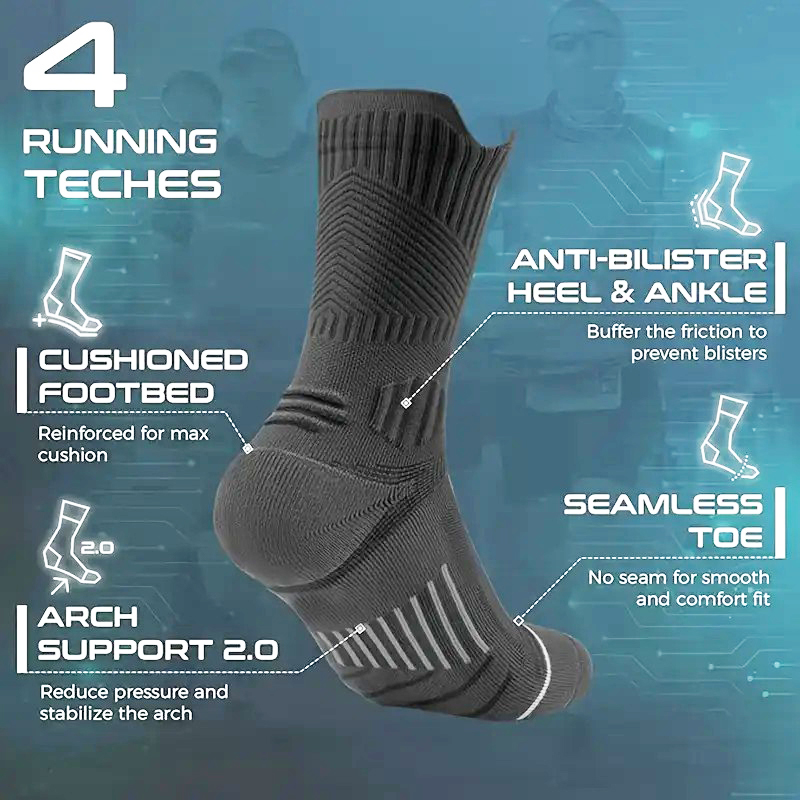 1/5 paia di calzini sportivi d - Athletic Sock Cushion recensione e prezzo